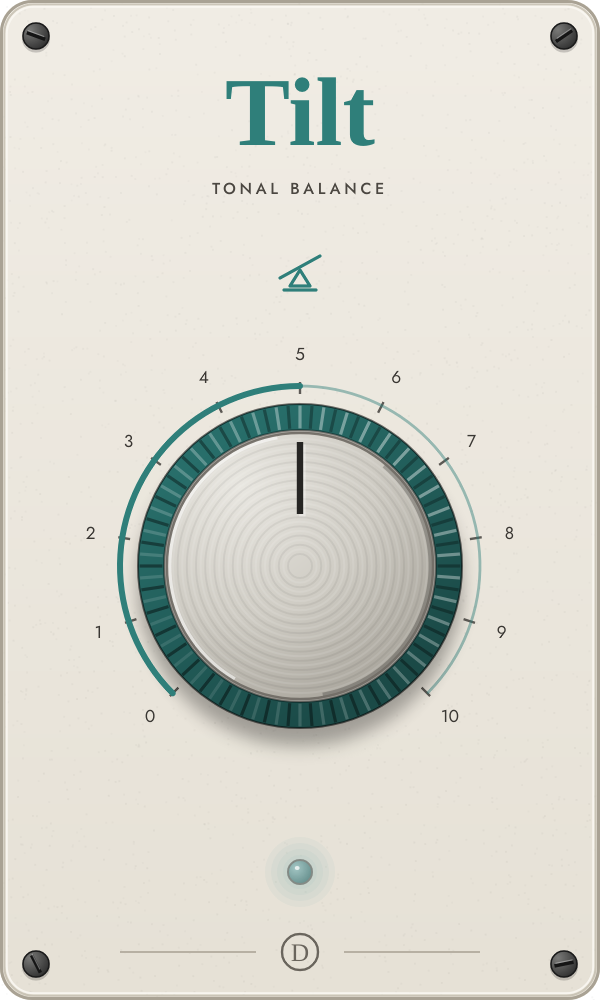 Tilt Tonal balance plugin